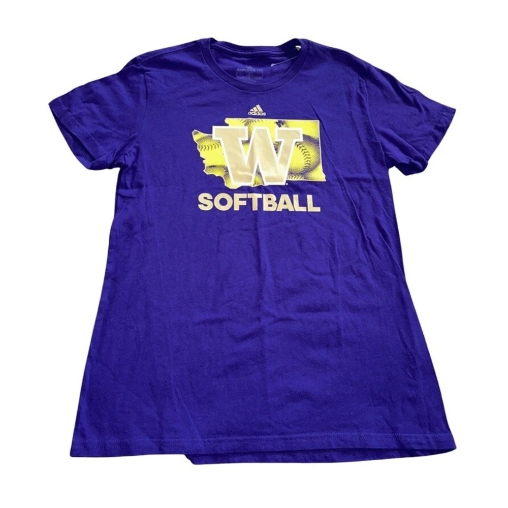 Adidas Womens W State Softball Graphic T-Shirt. Size L. NWOT
